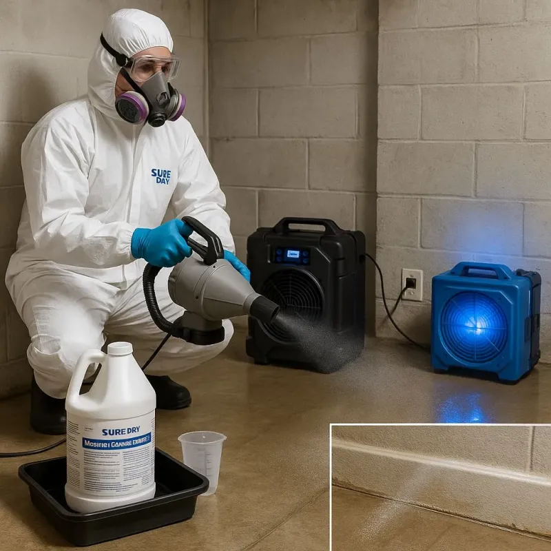 Sanitization and Odor Removal process in Holiday Heights, NJ